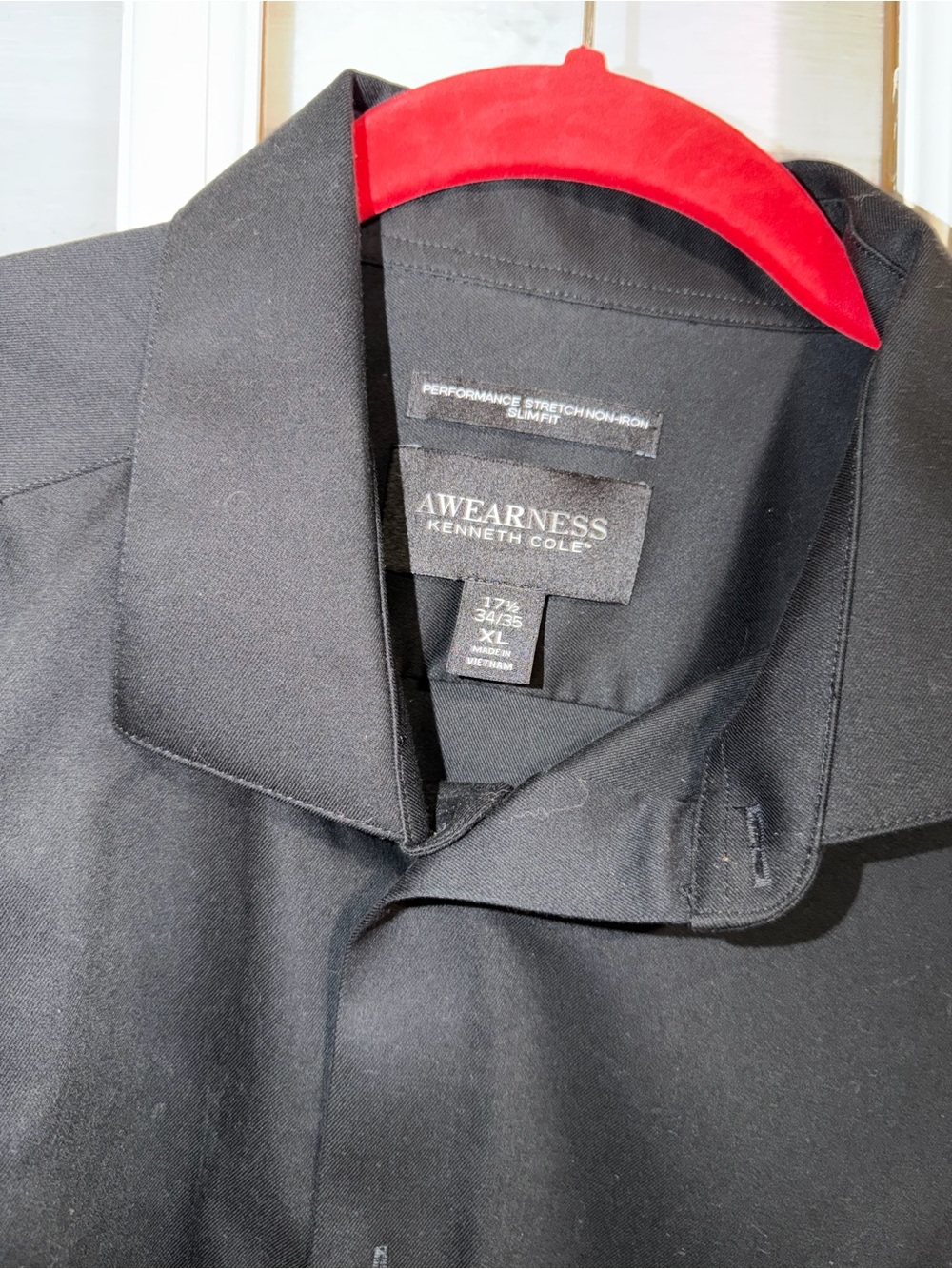 Kenneth Cole Black Men's Dress Shirt